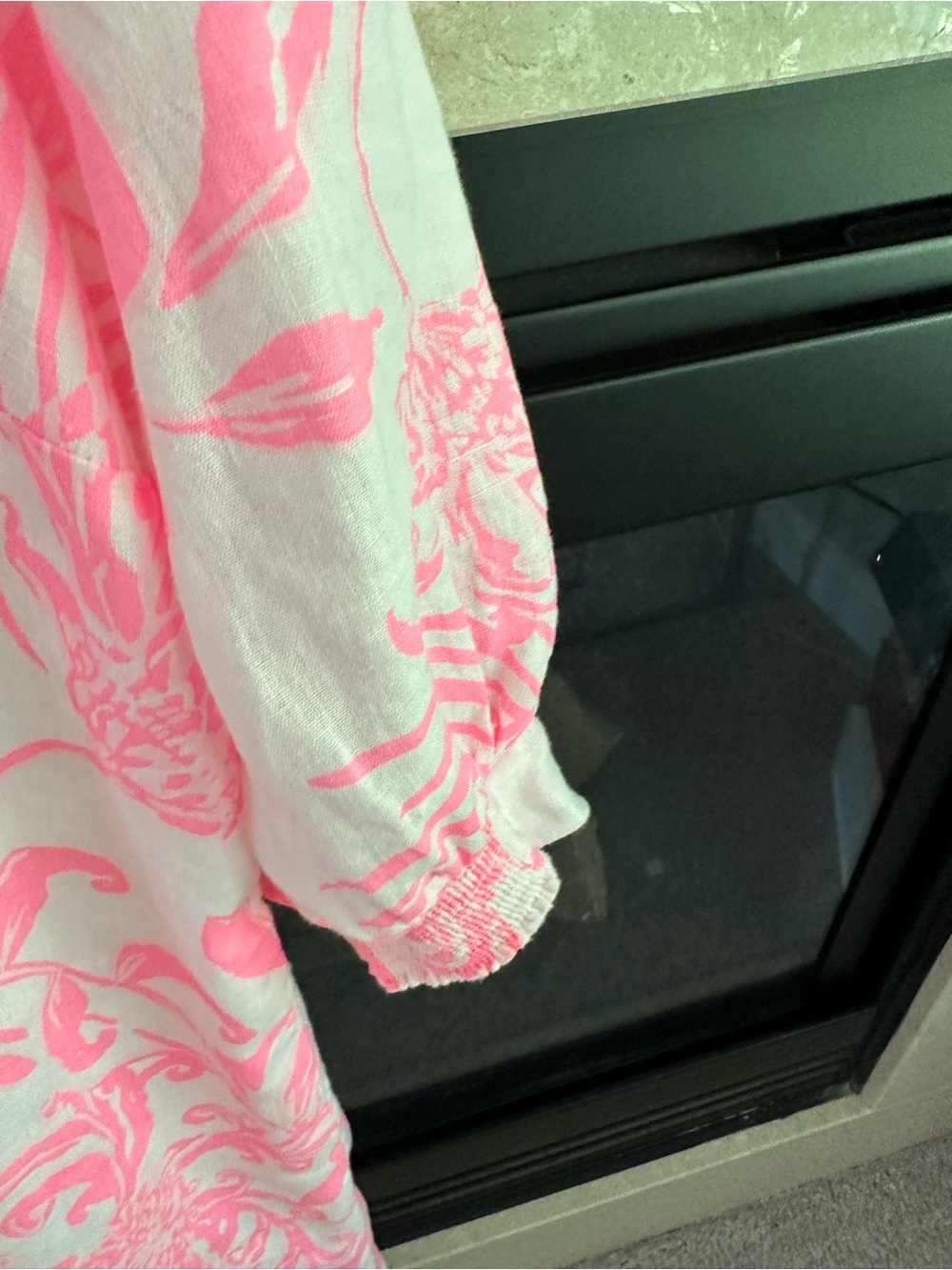 Lilly Pulitzer Pink and White Floral Dress - Picture 3 of 5